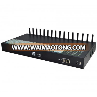 new VOIP products 2019 asterisk voip 2G/3G/4G/ gateway call termination equipment 16port 128 sims  hot sale supplier
